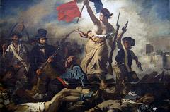 Paris Louvre Painting 1830 Eugene Delacroix - Liberty Leading the People